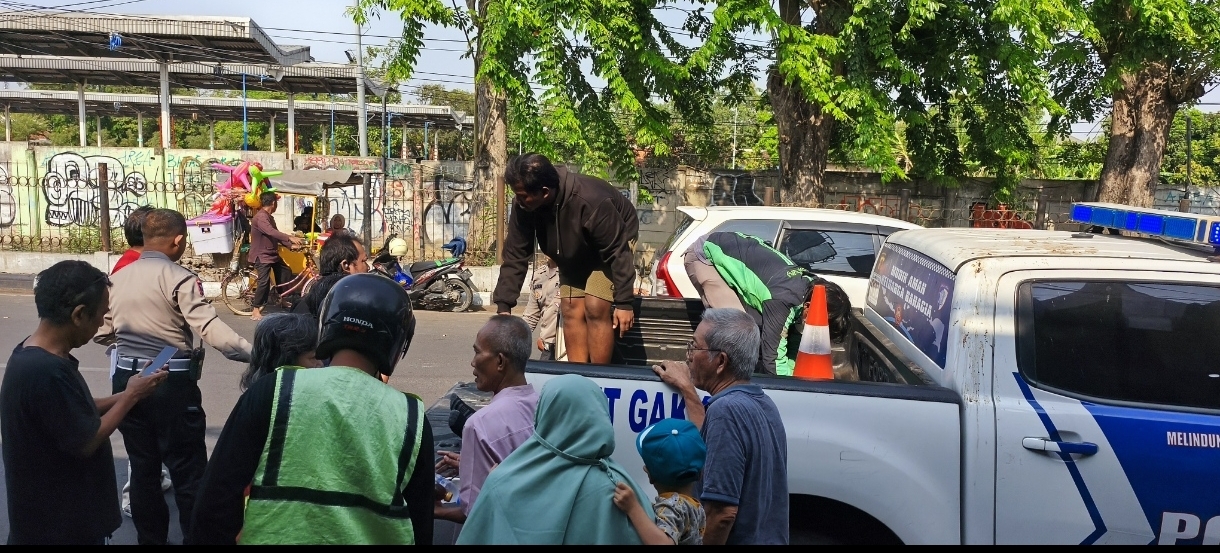 2 Motor Terlibat Kecelakaan di Depan Stasiun Prujakan Cirebon, 2 Pengendara Luka Serius