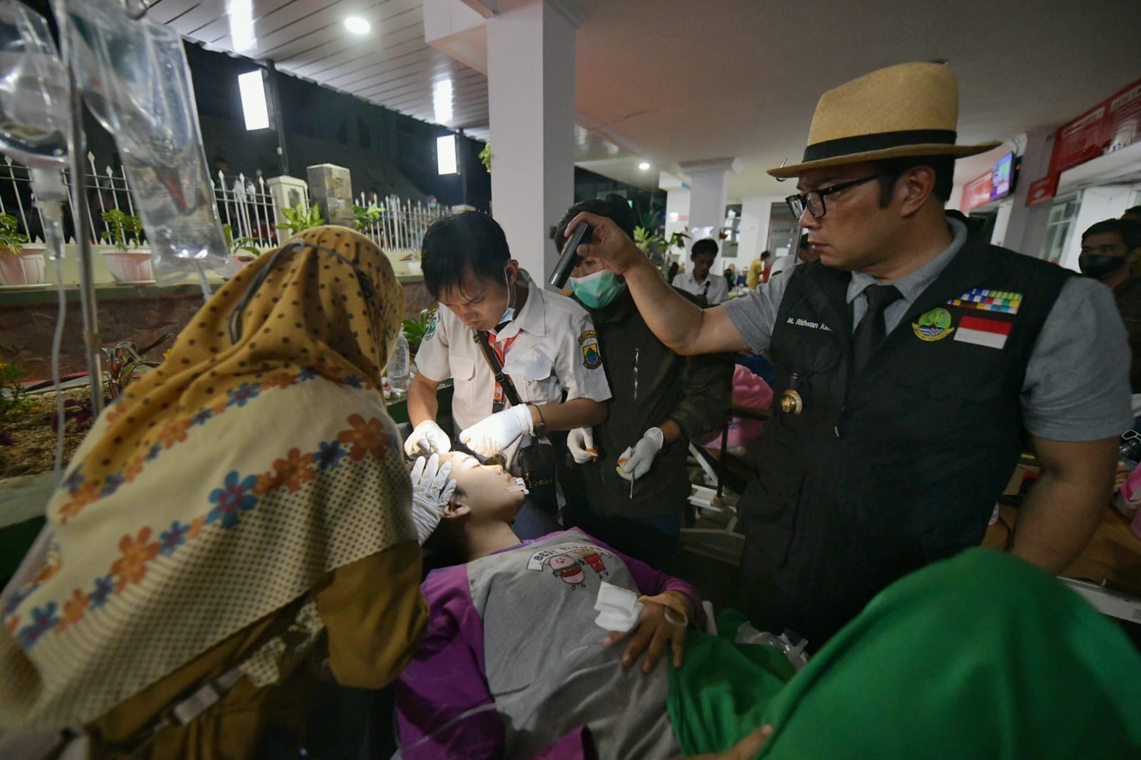 Ridwan Kamil Menginap di Cianjur guna memantau penanganan korban gempa 