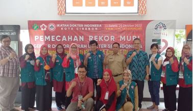 IDI Pecahkan Rekor MURI, Gelar Donor Darah Dokter Se-Indonesia Dalam Rangka HUT IDI ke-72  