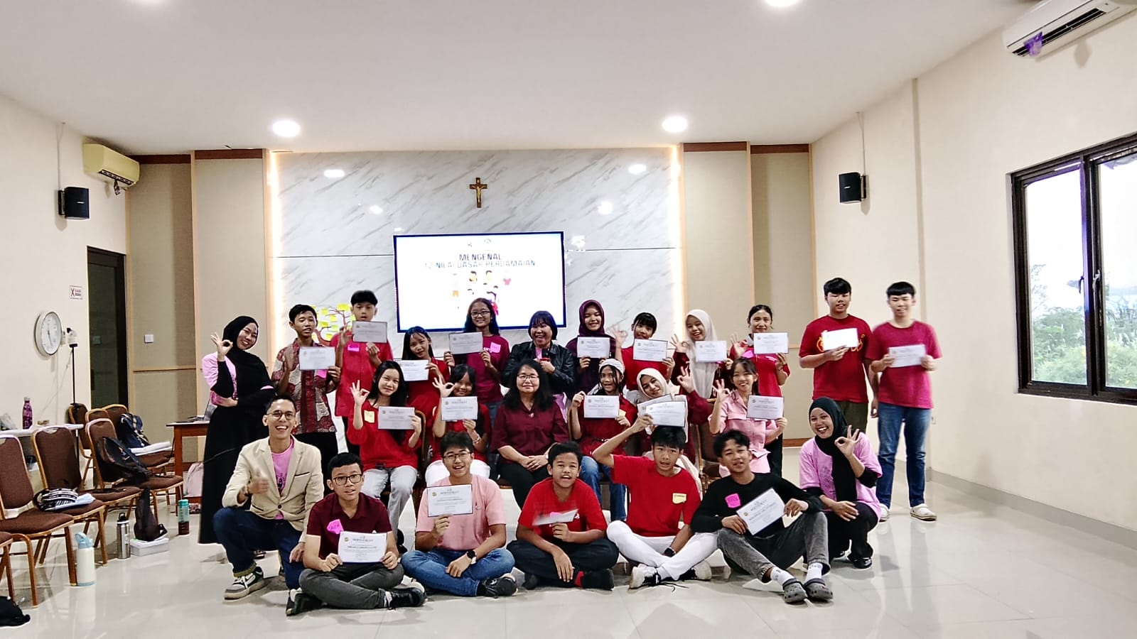 Libatkan Remaja Lintas Iman, Gereja Bunda Maria Gelar Pelatihan Nilai Perdamaian