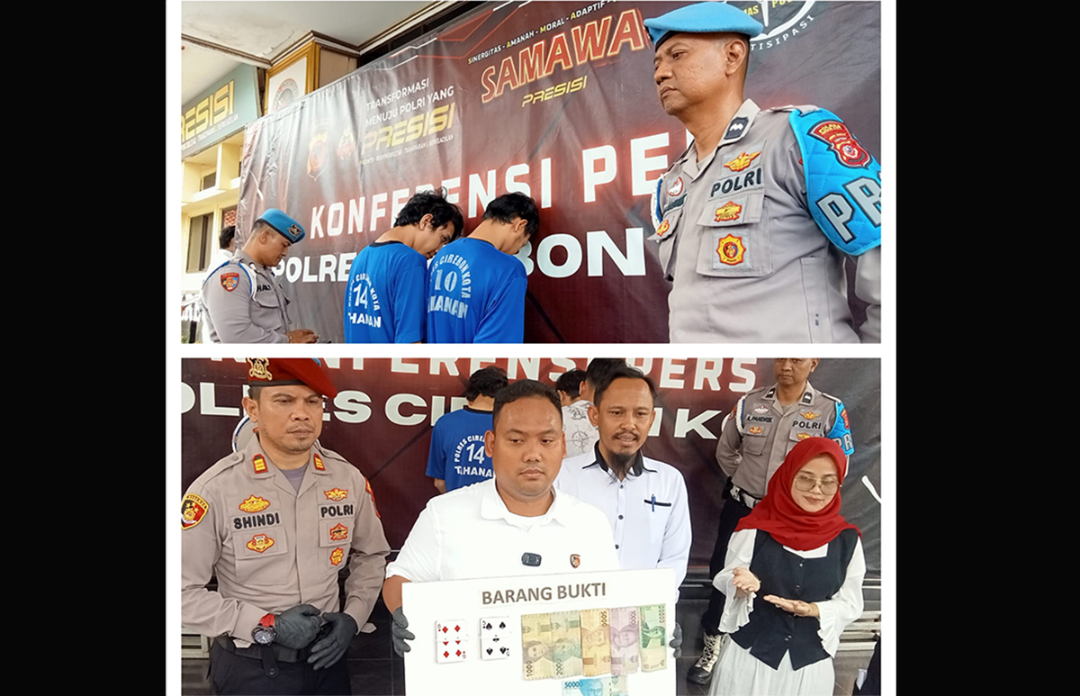 2 Pelaku Judi Gedrogan di Cirebon Ditangkap Polisi, Terancam Hukuman 9 Tahun Penjara