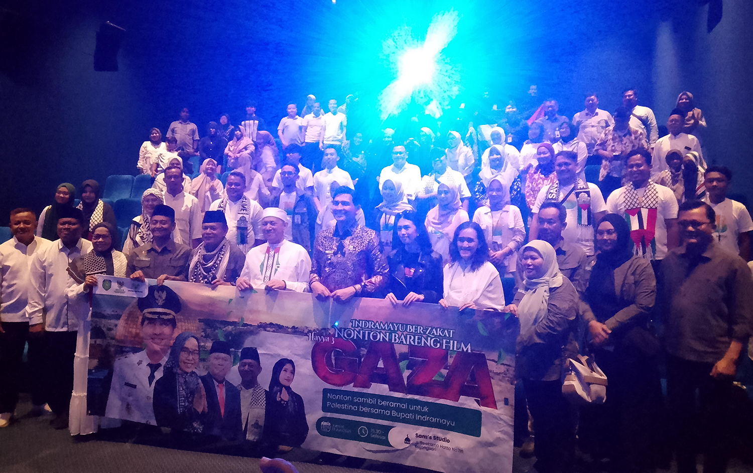 Peduli Palestina, Pemkab Indramayu-Baznas Gelar Nobar Film 'Hayya 3 Gaza'