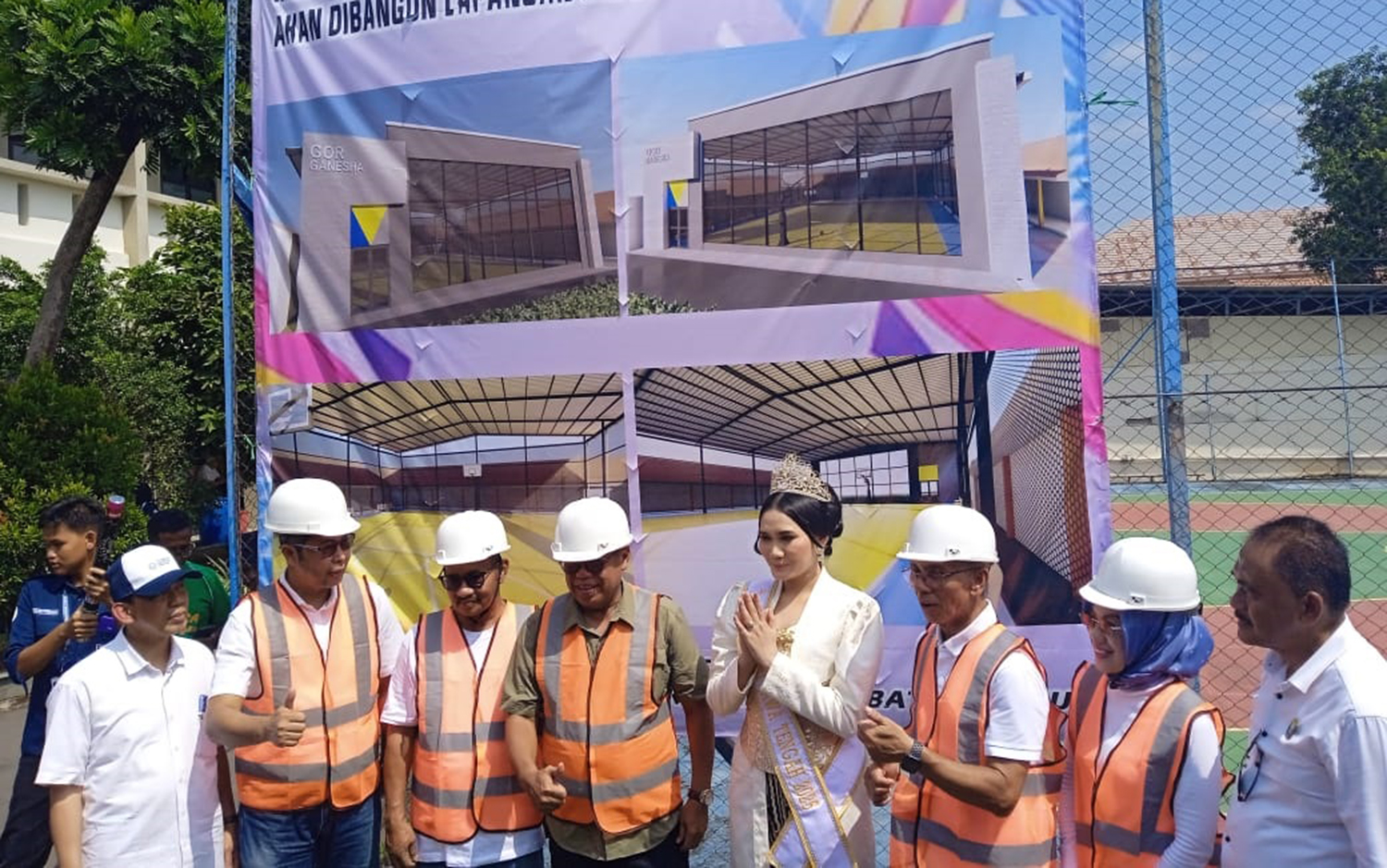 KEREN! SMAN 1 Majalengka Bangun Lapangan Indoor, Anggaran Rp700 Juta