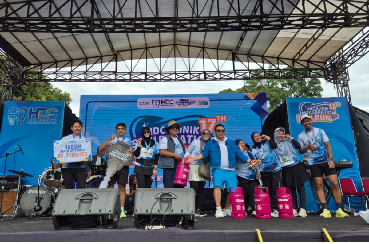 17 Tahun HDC Klinik Cirebon Tebar Senyuman Lewat Smilebration dan Fun Run 5K