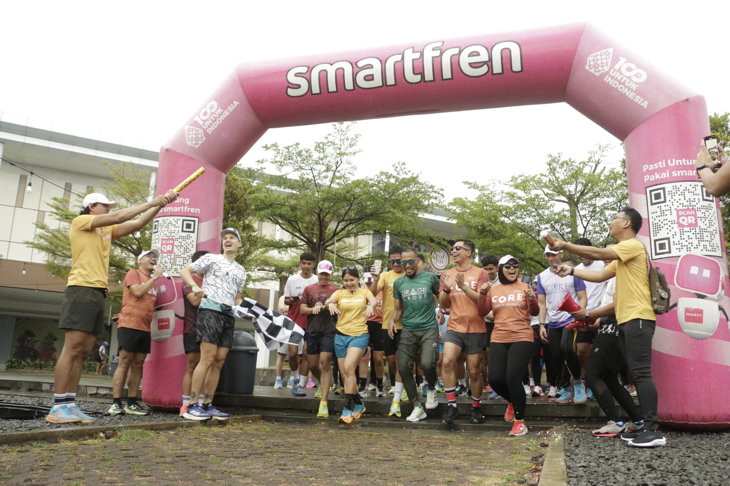 Rayakan Ulang Tahun yang Ke-9, Cirebon Runners (CORE) Ajak Keliling Kota Cirebon Sejauh 9 Kilometer