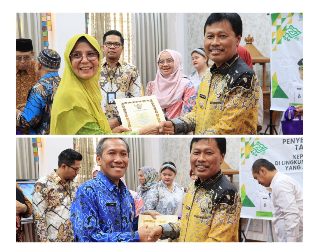 Serahkan SK Pensiun ASN, Walikota Cirebon: Purna Bhakti Bukan Akhir dari Pengabdian