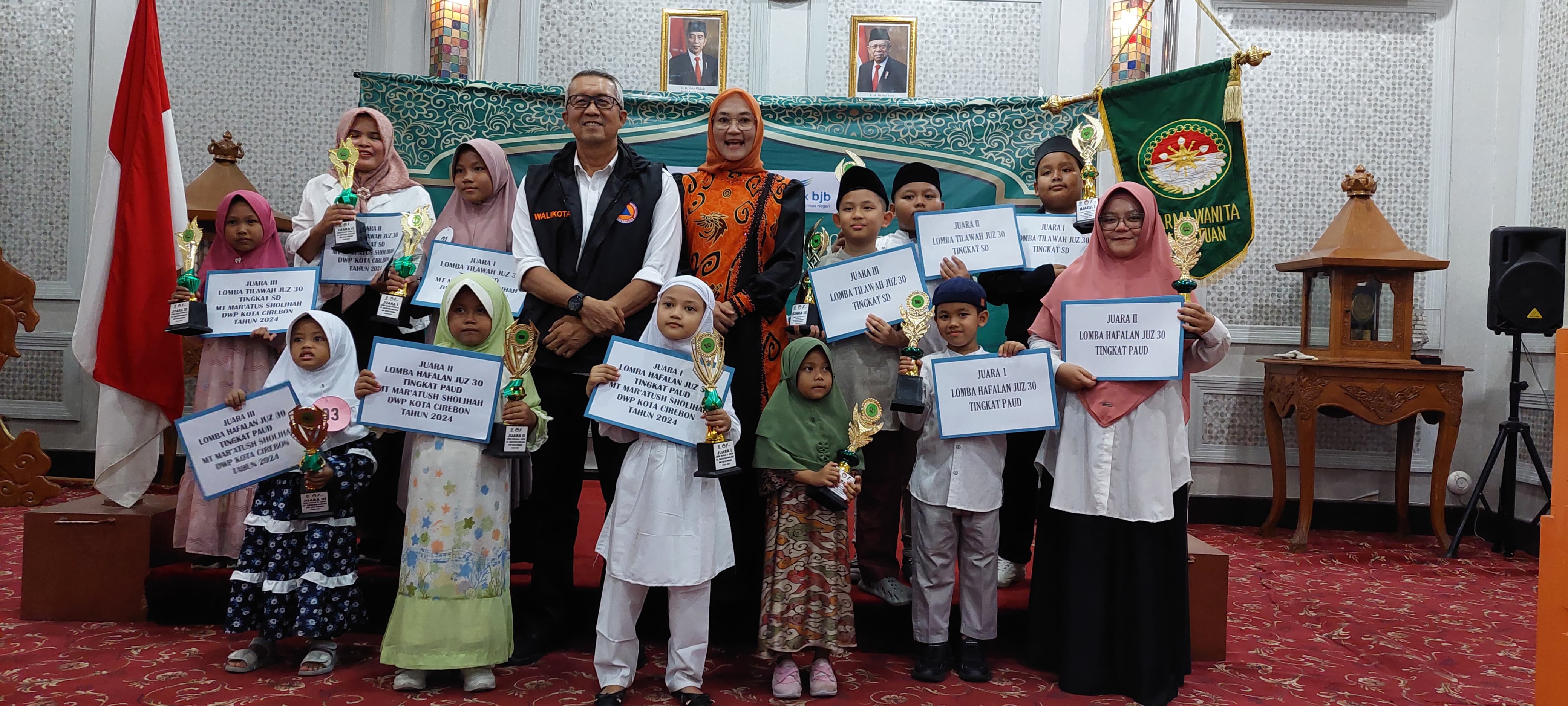 TK Baitul Makmur Borong Juara dalam Lomba Hafidz Tingkat PAUD Kota Cirebon