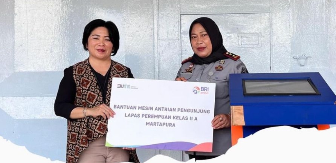 BRI Dukung Layanan Lapas Perempuan Martapura dengan Adopsi Teknologi Modern