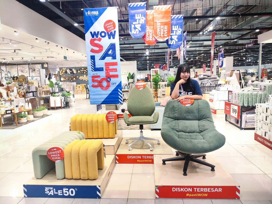 Diskon 50 Persen, Harga Sofa dan Lemari di Informa Living Plaza Cirebon Jadi Segini