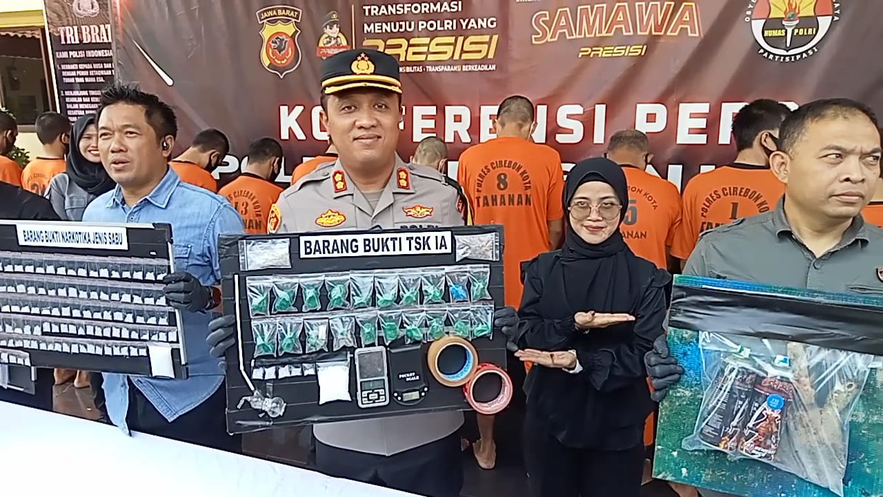 Selama April, Polres Ciko Berhasil Tangkap 13 Tersangka Kasus Narkoba 