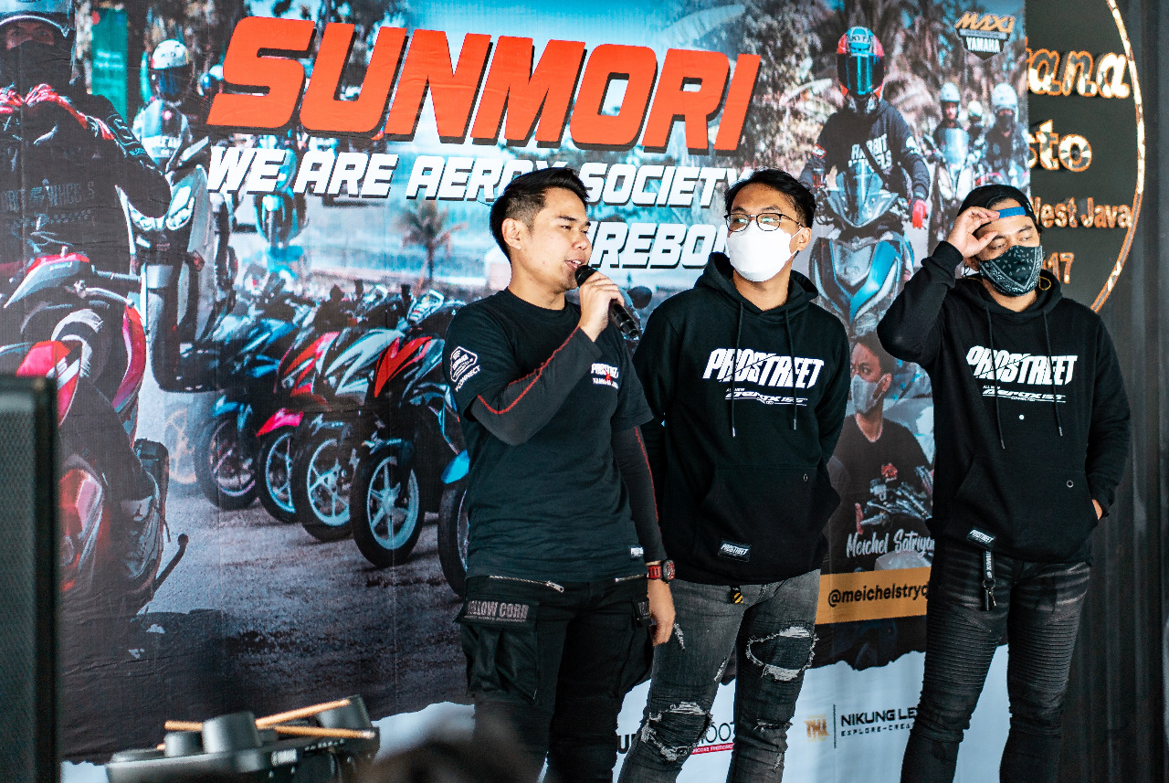 Sunmori We Are Aerox Society sebagai Pionir Trend Anak Motor Cirebon