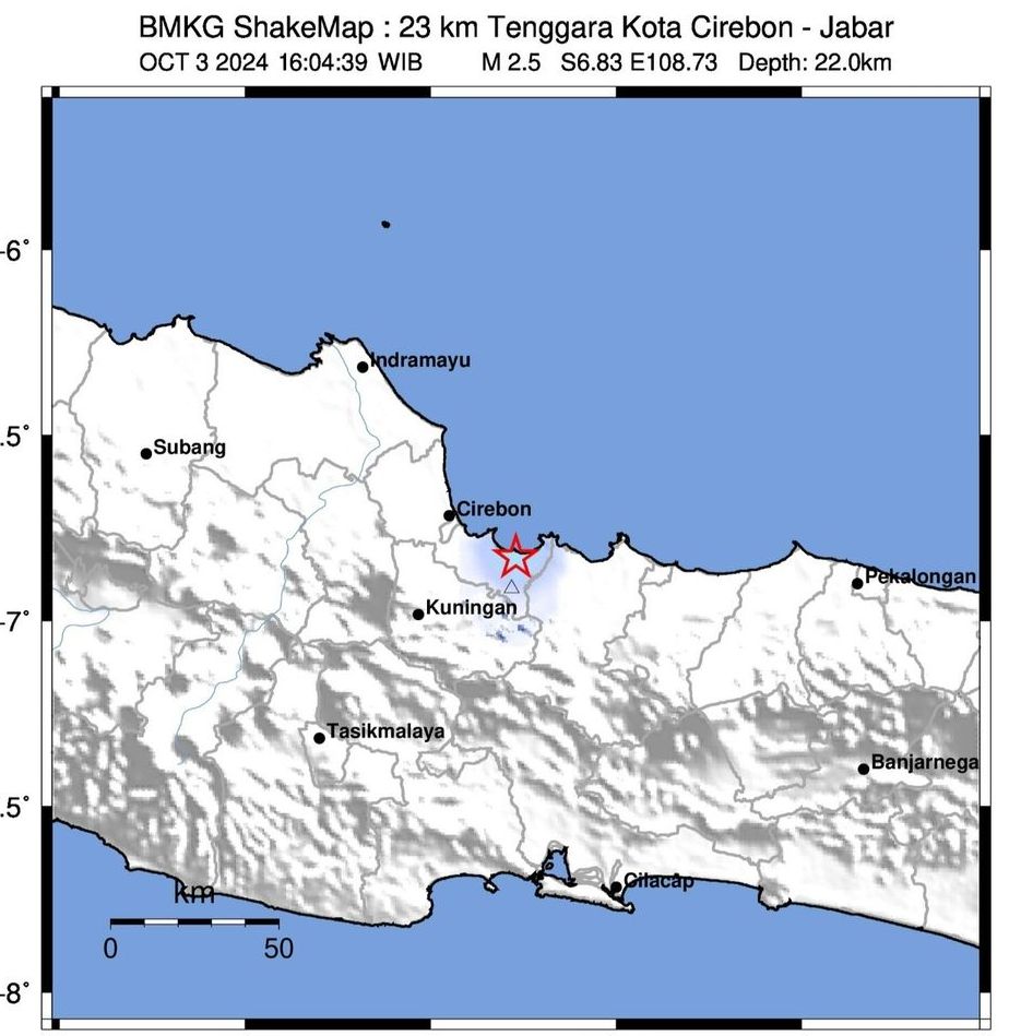 Hasil Analisa BMKG Terkait Gempa Bumi di Cirebon: Akibat Sesar Aktif 