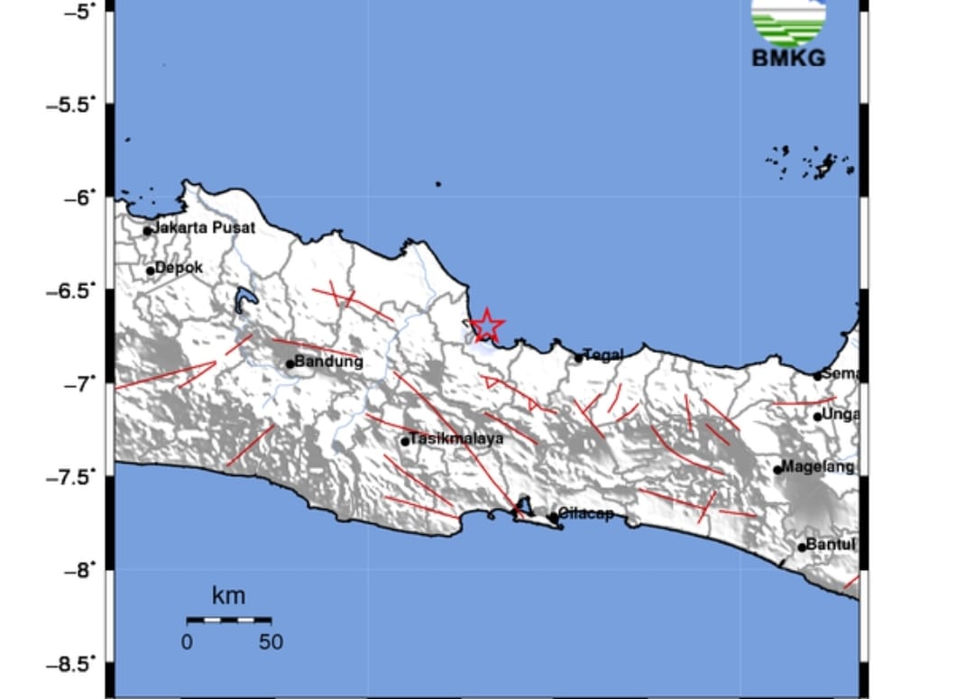 Setelah Gempa Pertama, Terjadi Gempa Susulan di Cirebon, Kekuatan 3,2 Magnitudo