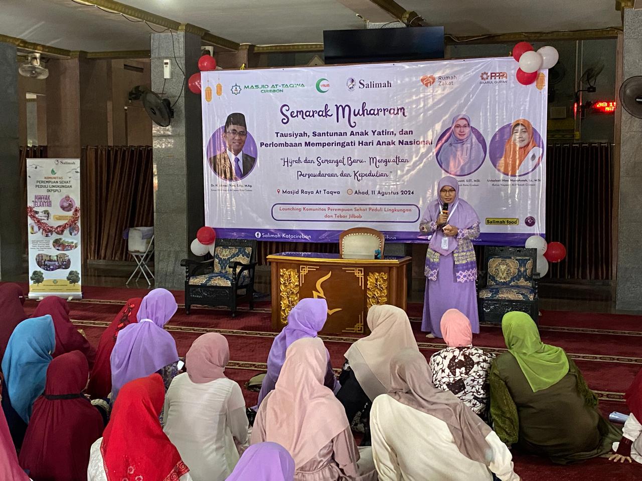 Salimah Launching Komunitas Perempuan Sehat Peduli Lingkungan