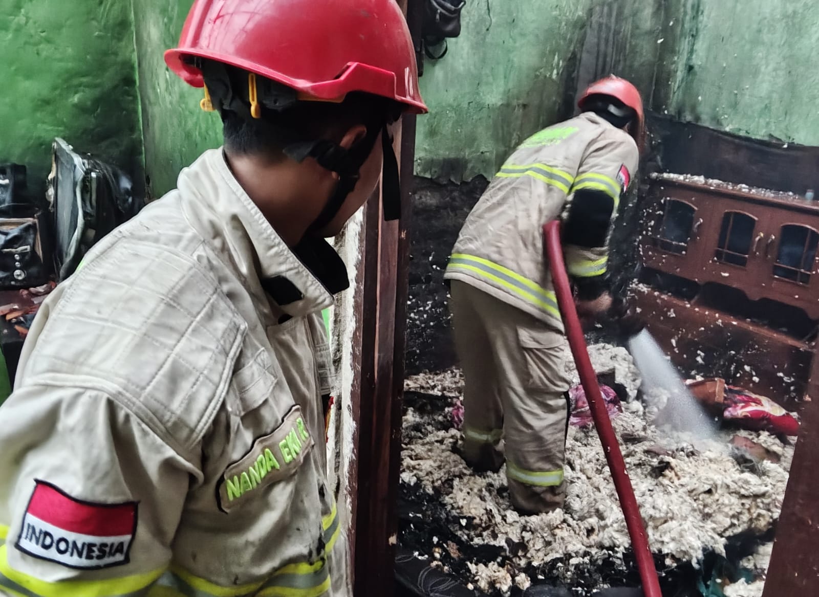 Api Melalap Rumah Warga Haurgeulis Indramayu, Kerugian Ditaksir Rp100 Juta