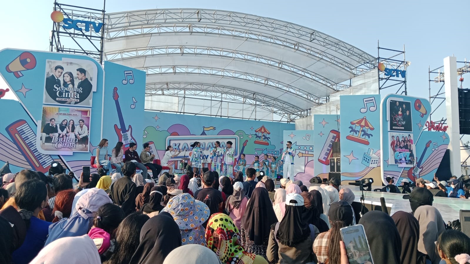 Sport Center Indramayu Dipadati Penonton, Karnaval SCTV Hadirkan Hiburan Gratis Dua Hari