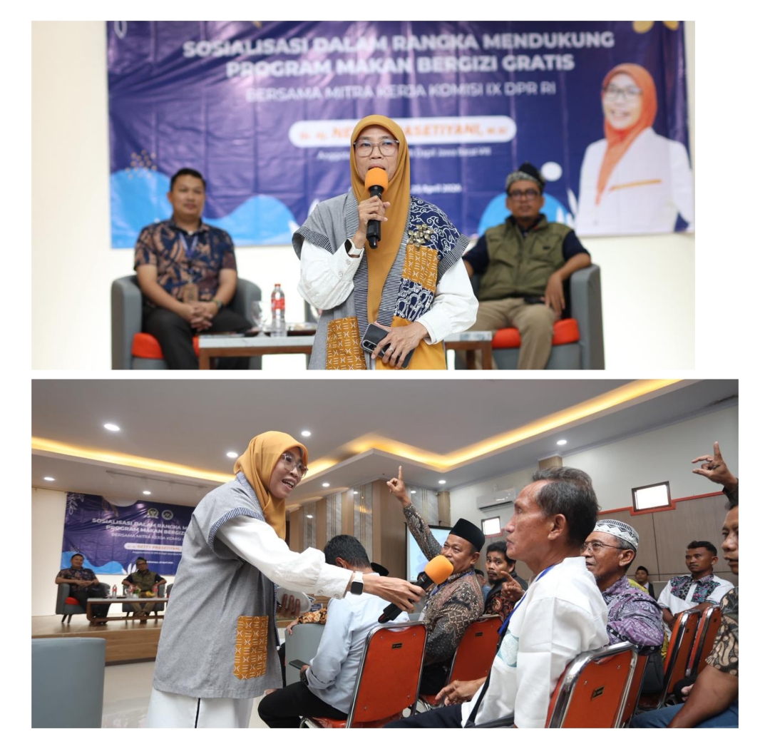 MBG Jadi Kunci Generasi Emas 2045, Netty Tekankan Pentingnya Gizi Sejak Dini