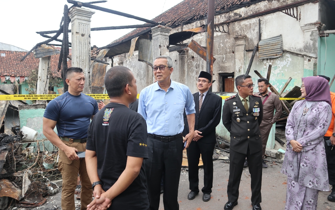 Tinjau Lokasi Asrama Denbekang III Cirebon, Pj Walikota: Kami Sedang Koordinasikan Tempat Tinggal Sementara 