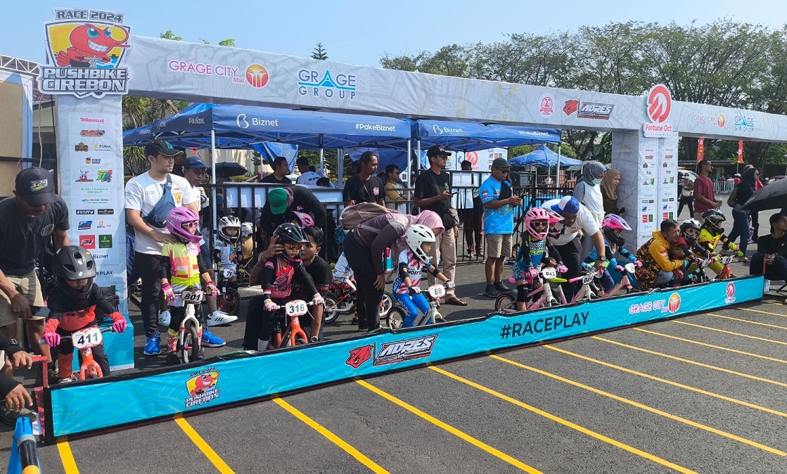 Push Bike Cirebon Open Race 2024 Diikuti Ratusan Riders Cilik