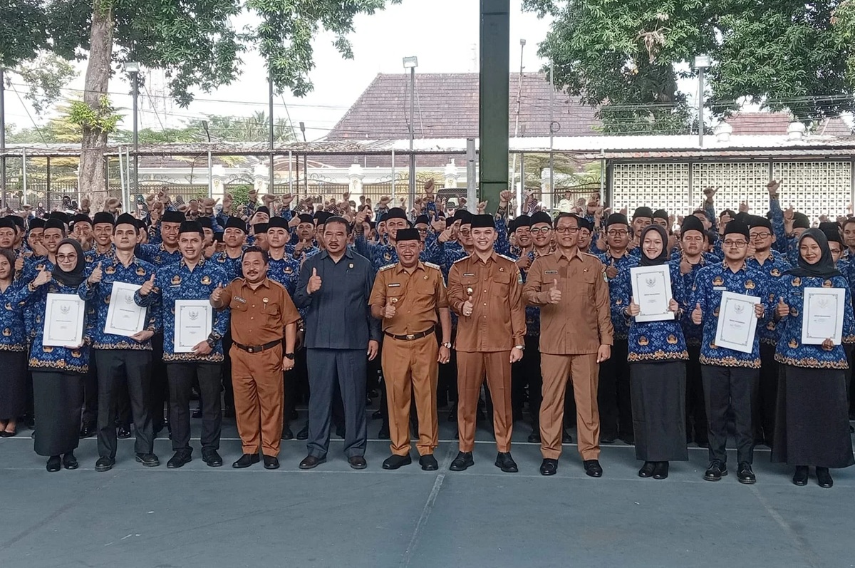 455 CPNS Majalengka Resmi Diangkat, 2 Orang Gagal Lolos jadi PNS