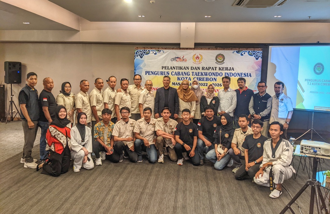 Pengurus Cabang Taekwondo Indonesia Kota Cirebon Resmi Dilantik, Masa Bakti 2022-2026