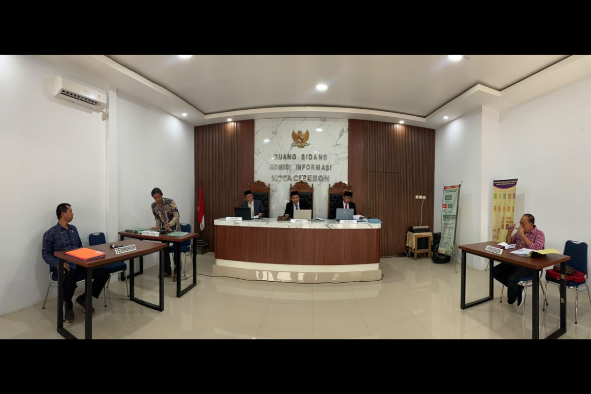 Sidang Sengketa Informasi Digelar, KI Kota Cirebon Periksa Permohonan Data BOS dan DAK Sekolah