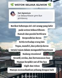 Karakter dan Sifat Unik Perempuan Weton Selasa Kliwon, Cerdas tapi Punya Ego Tinggi