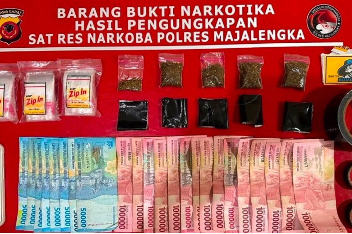 Terbongkar! Home Industry Tembakau Sintetis di Majalengka Digerebek Polisi, 2 Pelaku Ditangkap