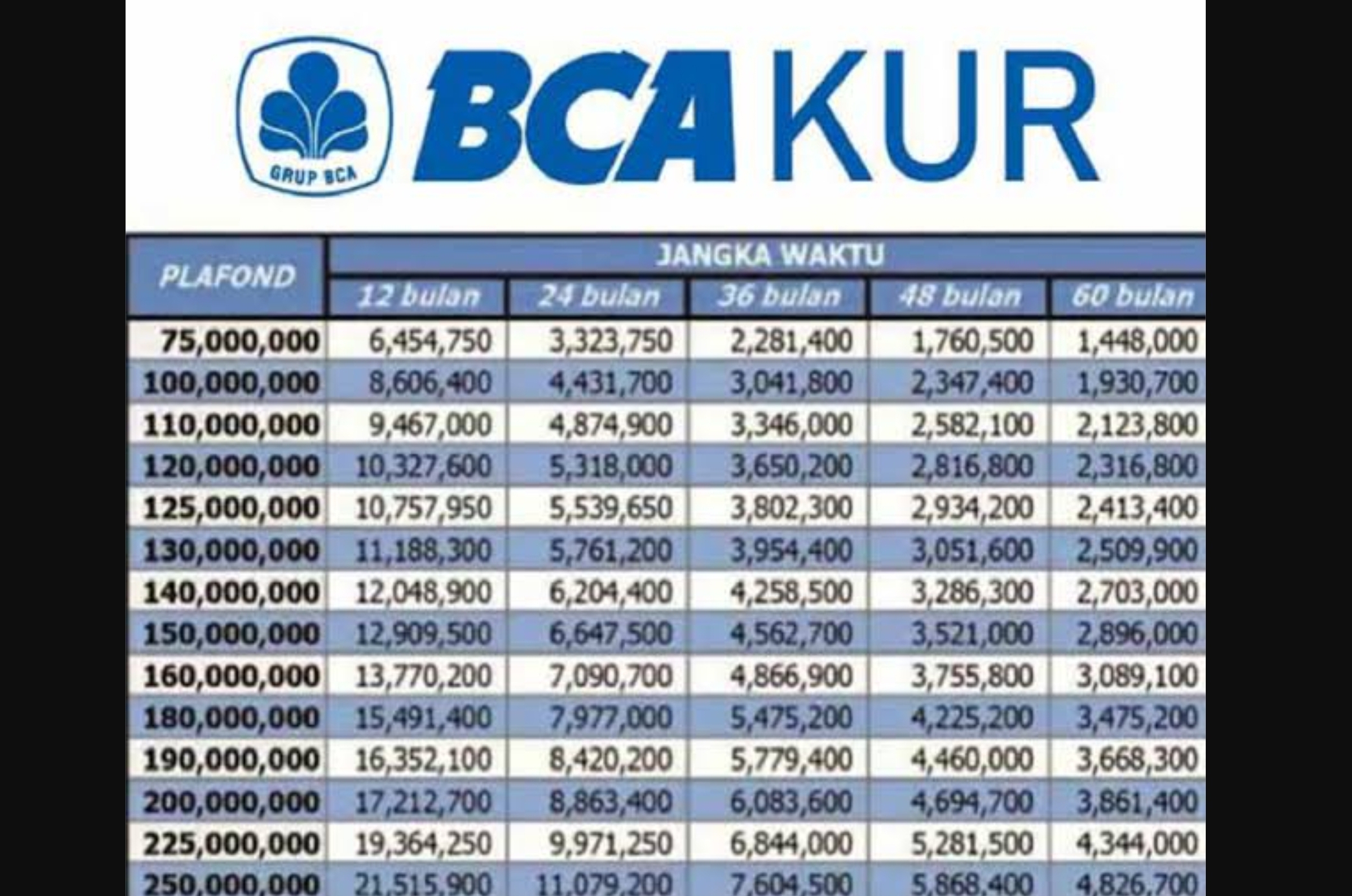 Sebelum Mengajukan, Cek Dulu Limit Pinjaman KUR Bank BCA, Jangan sampai Salah