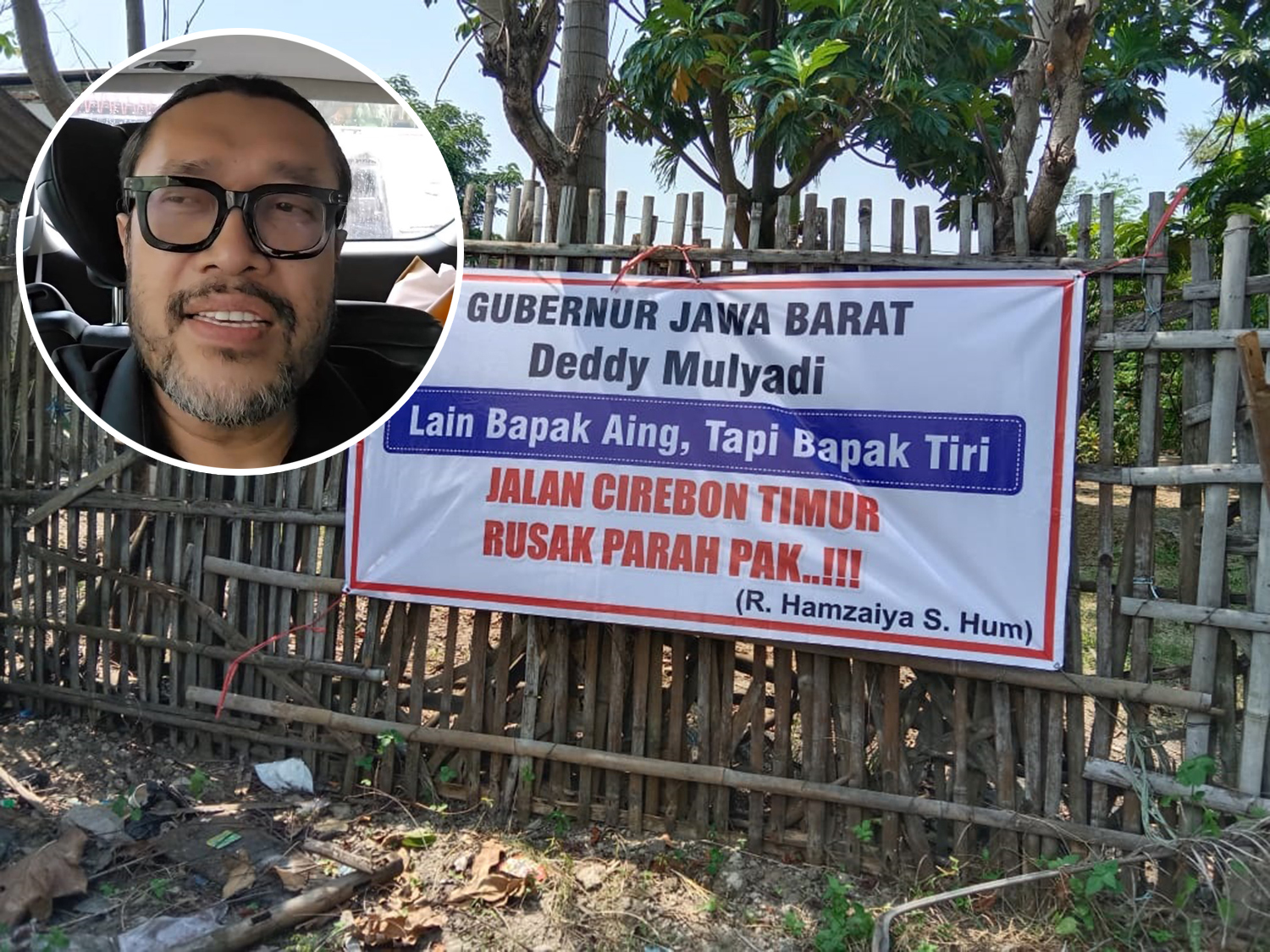 Ono Surono Dukung Pemasangan Spanduk Berisi Sindiran kepada Gubernur Jawa Barat