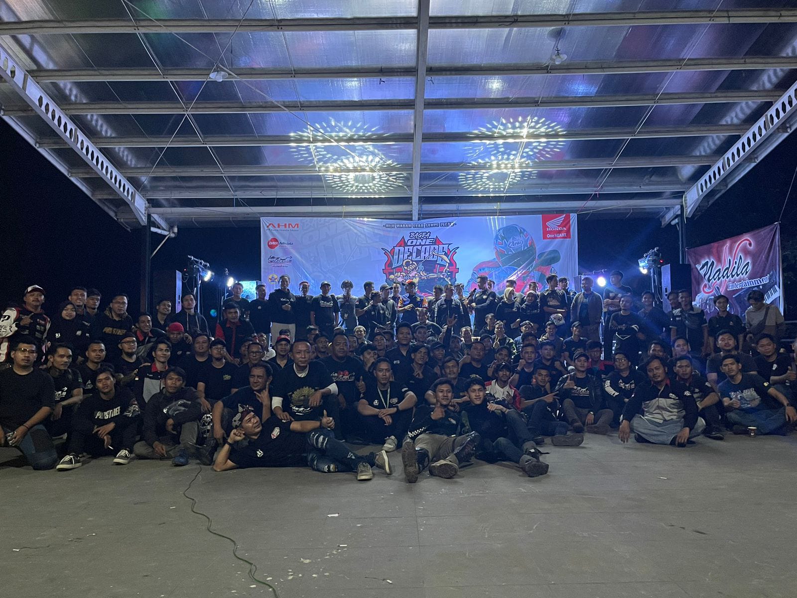 Ratusan Bikers Meriahkan Satu Dekade CBR Club Indonesia (CCI) Purwakarta