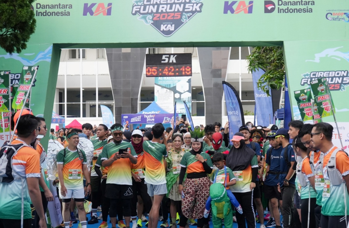 KAI Daop 3 Cirebon Dukung Pola Hidup Sehat, Gelar Event Cirebon Fun Run 2025