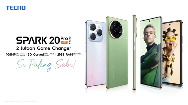 TECNO SPARK 20 Pro Series Resmi Hadir Sebagai Game Changer di Indonesia Seharga 2 Jutaan