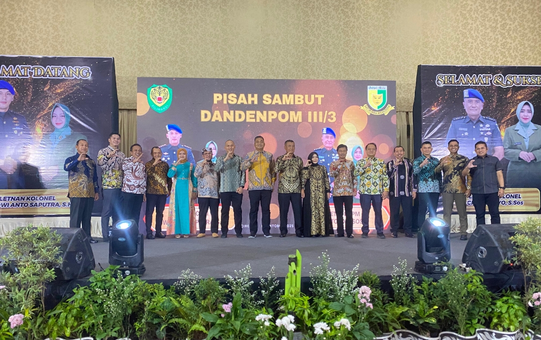 Hadiri Pisah Kenal Komandan Denpom III  Cirebon, Walikota Edo Sampaikan Pesan Ini