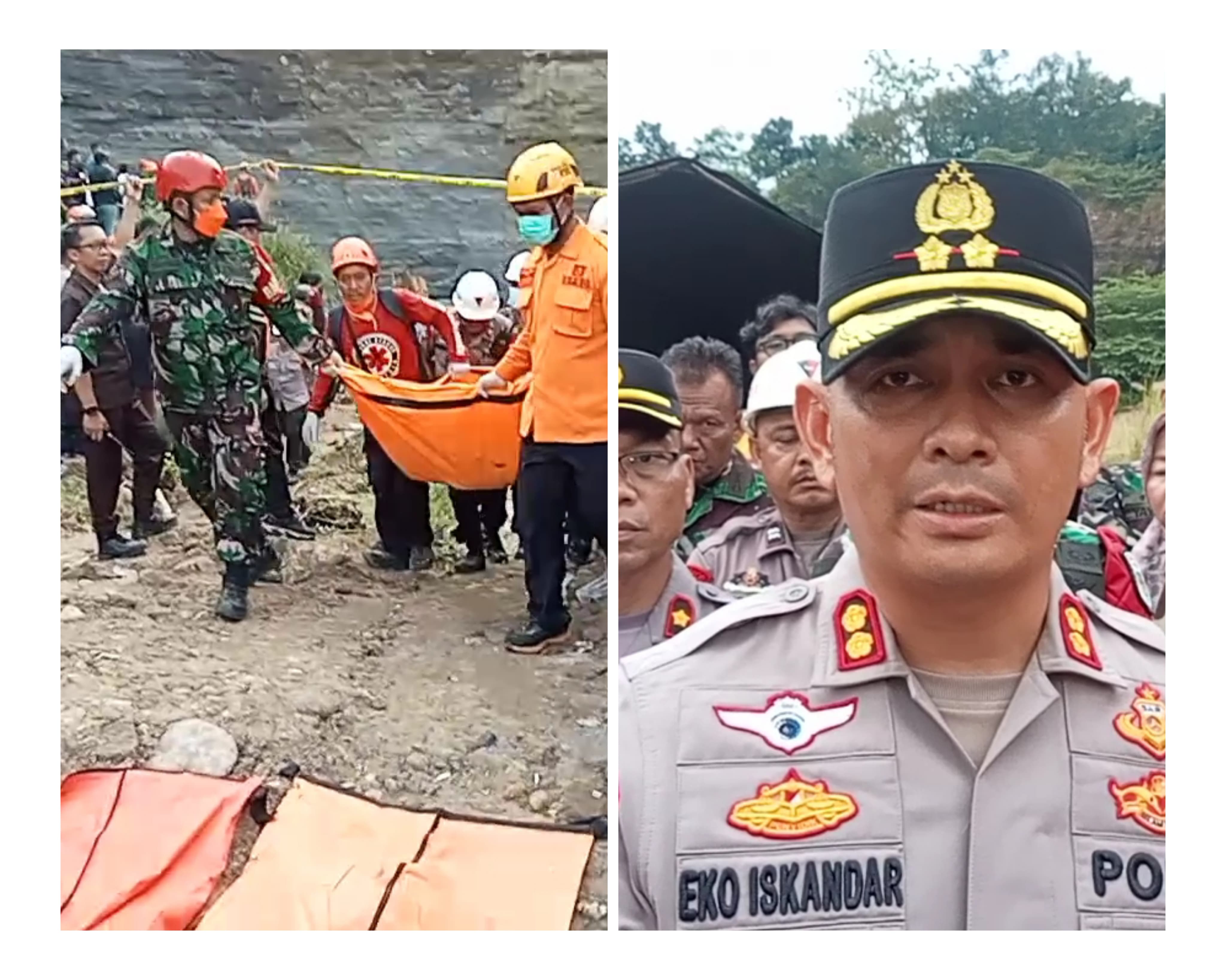 Jasad Rian dan Dani Berhasil Ditemukan, Kapolres Cirebon Kota Hentikan Proses Pencarian Korban