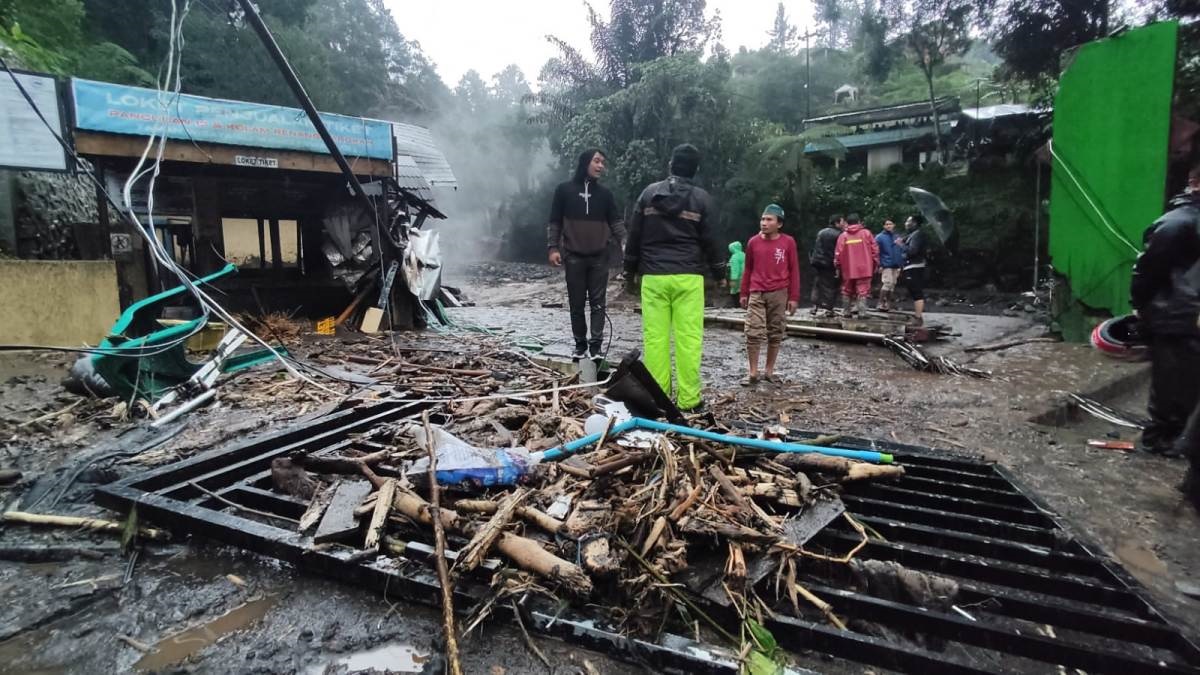 Lebih Mengerikan! Wisata Guci Tegal Kembali Diterjang Banjir Bandang