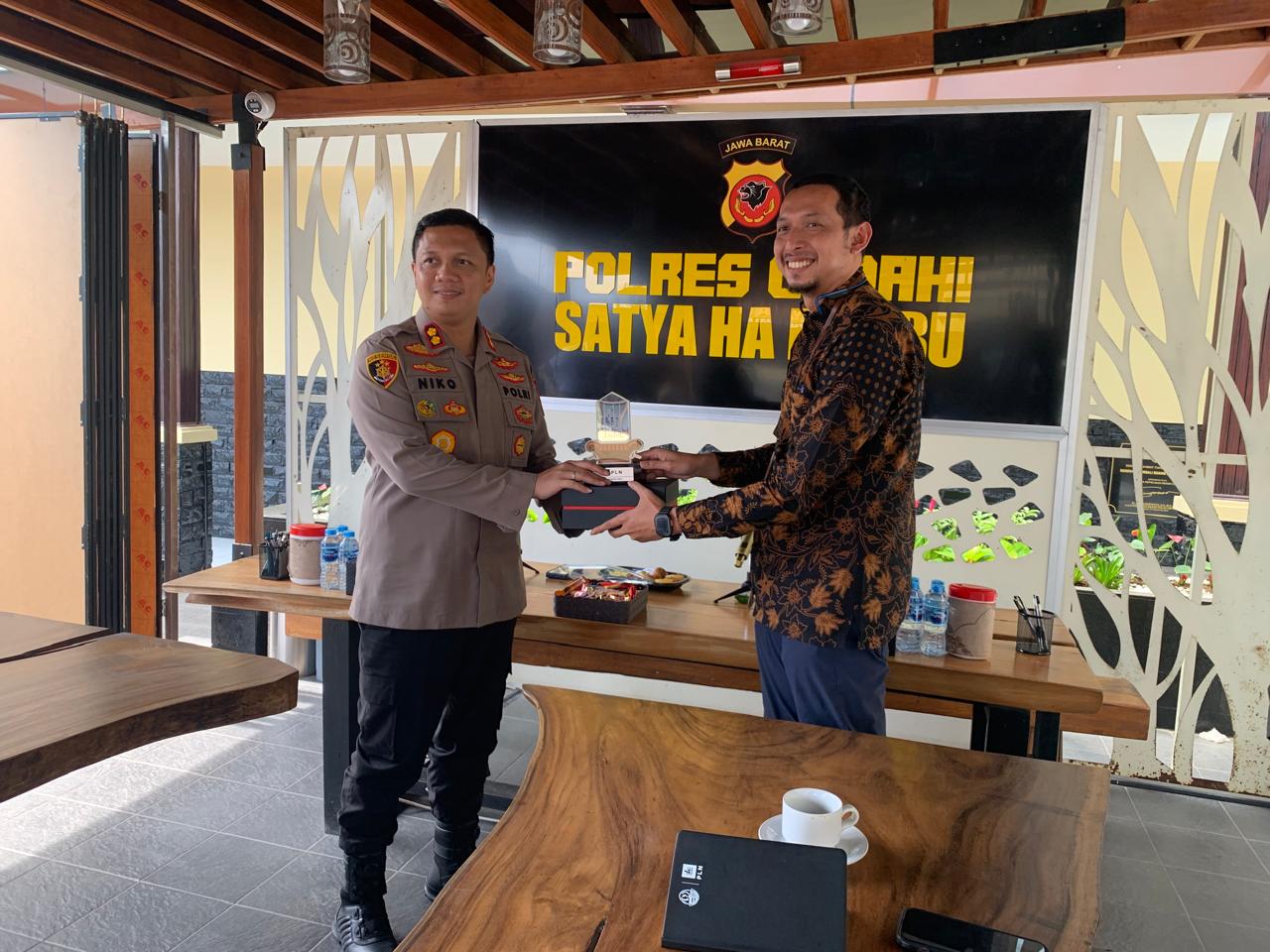 PLN UIP JBT Audiensi dengan Polres Cimahi, Perkuat Sinergi untuk Pembangunan PLTA Cisokan
