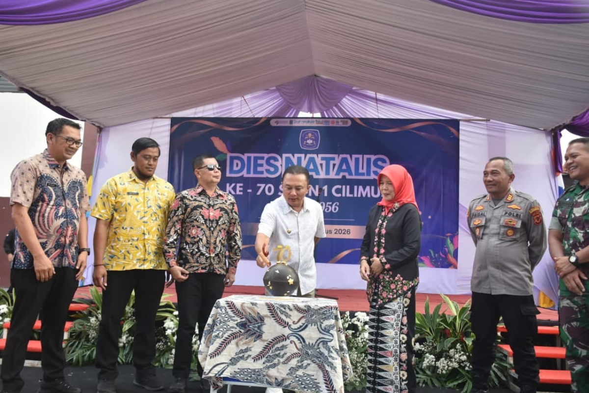 Dies Natalis SMPN 1 Cilimus, Simak Pesan Penting Bupati Kuningan