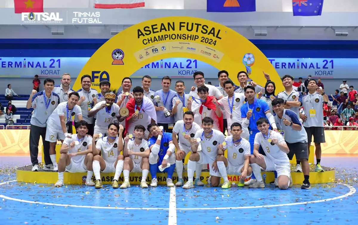 14 Tahun Penantian, Indonesia Juara Piala AFF Futsal 2024 dengan Rekor Sempurna