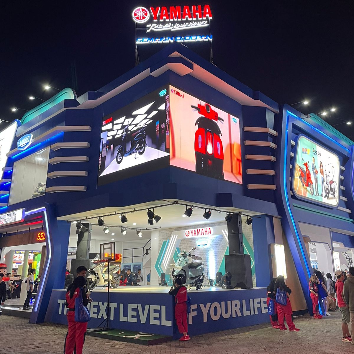 Gebyar Promo dan Hiburan yang Warnai Booth Yamaha di Jakarta Fair Kemayoran 2023