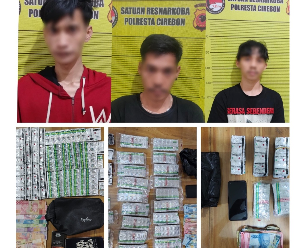 3 Pengedar OKT Ditangkap Polisi di 3 Wilayah: Sumber, Arjawinangun, Susukan