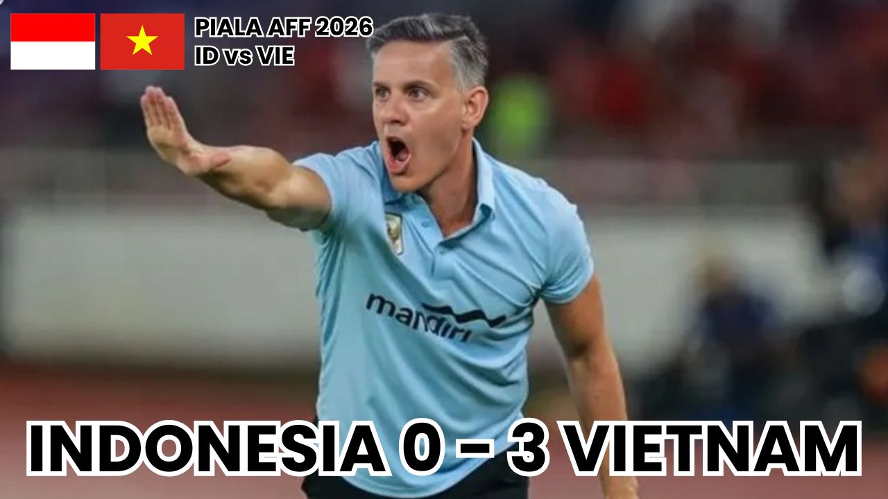 Hasil Timnas Indonesia vs Vietnam Piala AFF 2026: Garuda Tumbang di Kandang, Vietnam Menang Telak 3-0!