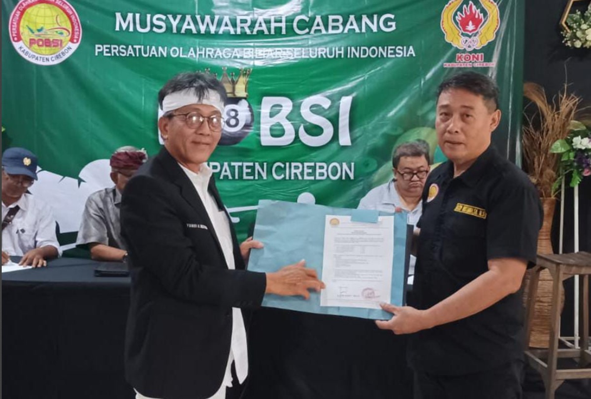 Aklamasi, Yundi Terpilih Lagi Jadi Ketua Umum POBSI Kabupaten Cirebon