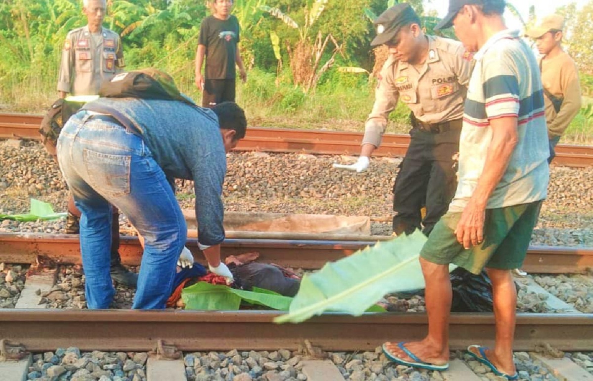 Seorang Perempuan Tertemper Kereta Api di Babakan Cirebon, Belum Diketahui Identitasnya