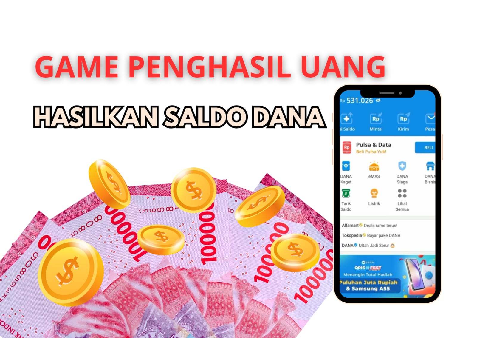 Langsung Cair! Game Penghasil Uang Terbaru Bisa Dapatkan Saldo Dana Gratis Hingga Rp300.000!