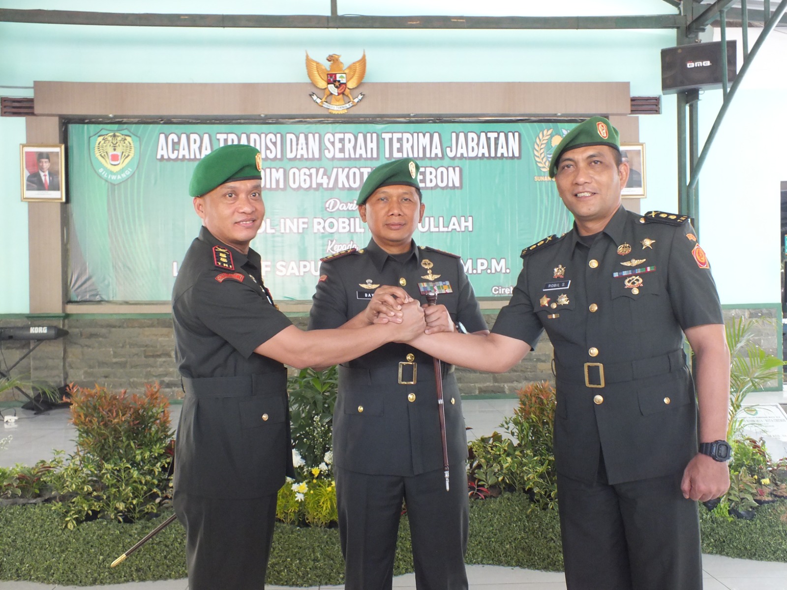 Sertijab, Letkol Inf Saputra Hakki Resmi Menjabat Sebagai Dandim Kodim 0614 Kota Cirebon 