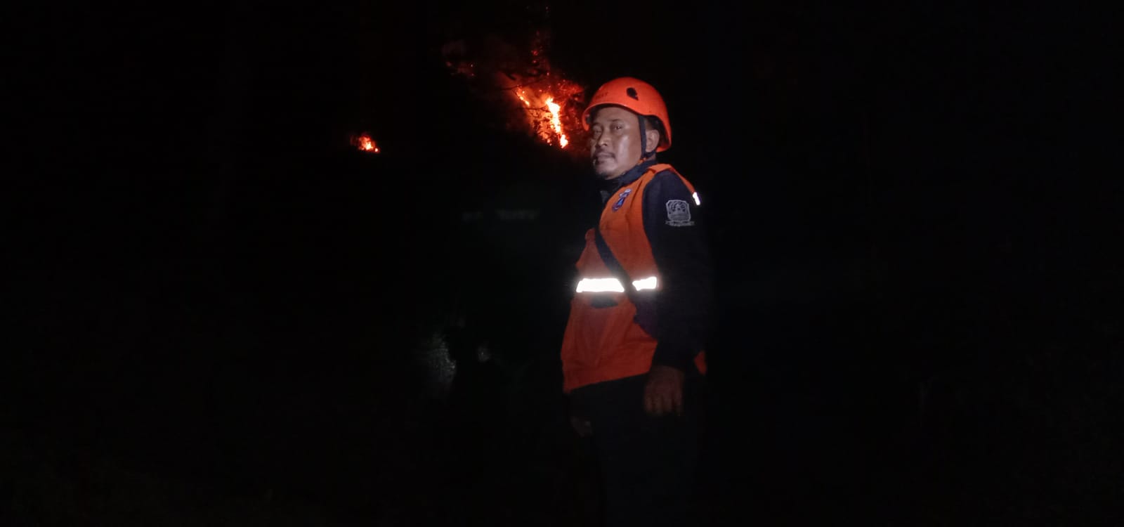 Gunung Nawa Cipanas Dukupuntang Kembali Terbakar, BPBD Kabupaten Cirebon Siaga