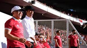 Presiden Jokowi Optimis Timnas Miliki Kesempatan Besar di Semifinal Leg Kedua