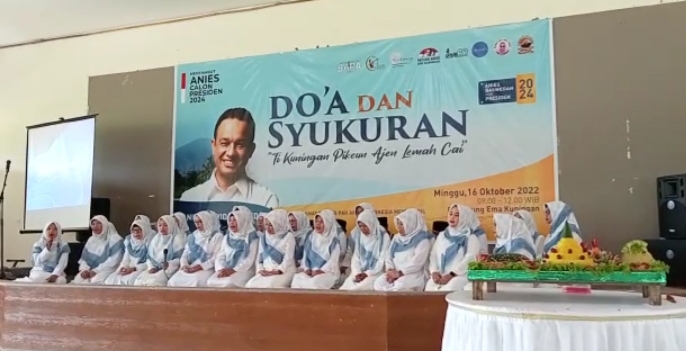 Komunitas Relawan Anies Doa dan Syukuran Purna Tugas Anies Baswedan, Bangga Putra Kuningan Berhasil Pimpin Jak