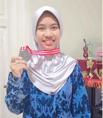 Felisa Louise Raih Medali Perunggu, Tunjukkan Tidak Hanya Unggul Akademik, Olah Raga Juga Unggul 